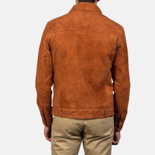 Stallon Brown Suede Jacket for men